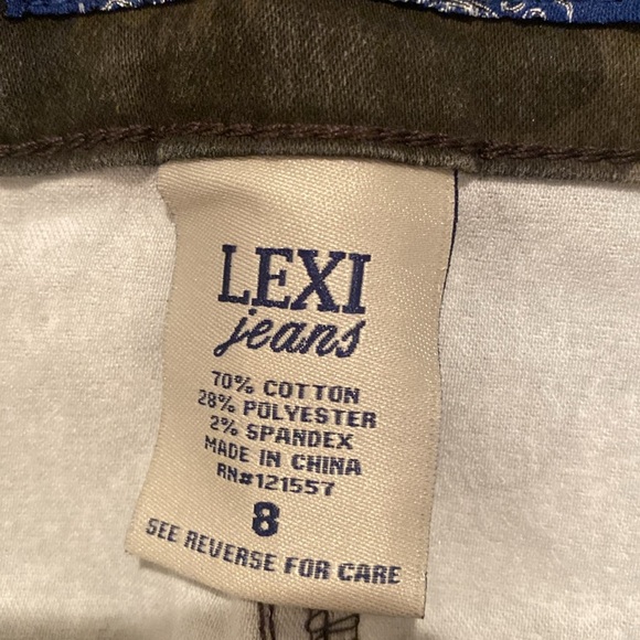Lexi Womens Super Comfy Stretch Camo Denim Skirt - Size 8 - Picture 3 of 4